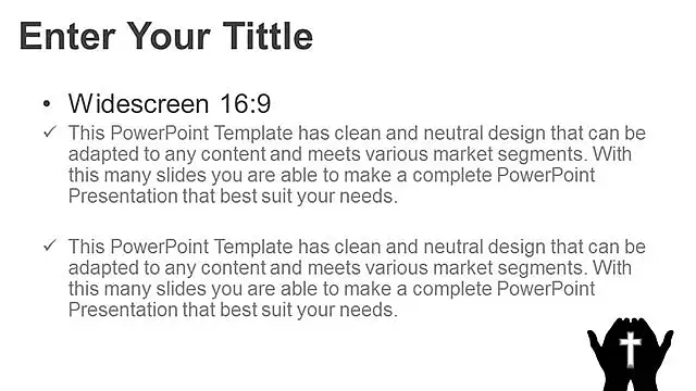手掌中的十字架PPT模板下載_預(yù)覽圖5