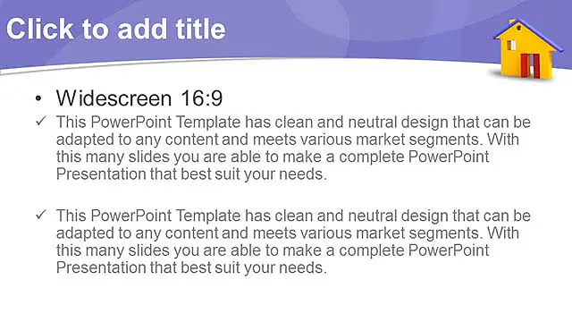黃色的小屋/房地產行業(yè)PPT模板下載_預覽圖5
