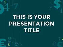 数学老师专用大气幻灯片模板下载