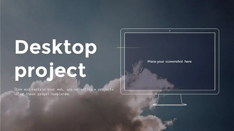自然风光为背景的全图型PPT模板下载_预览图17