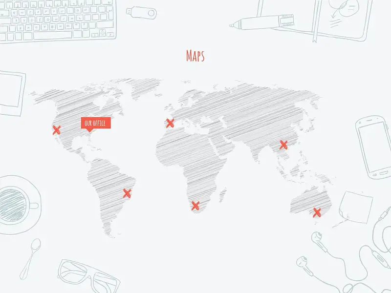 可爱风格卡通线条图案个人简历PPT模板下载_预览图15