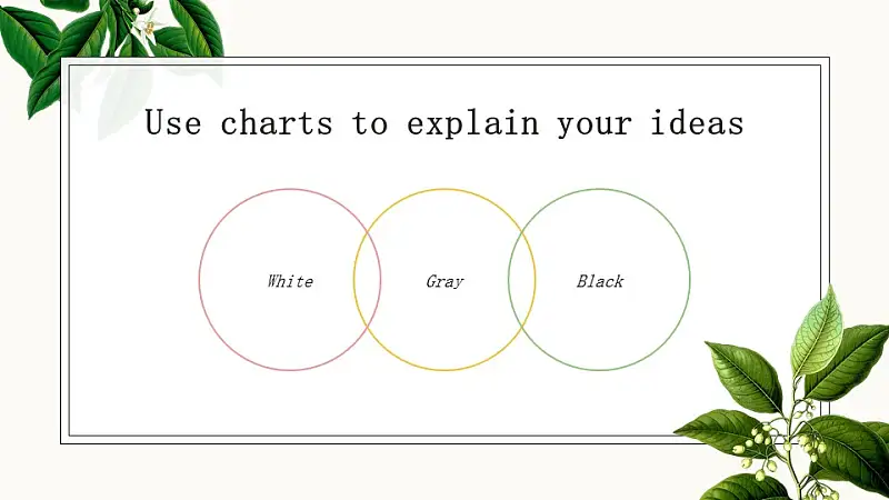 花草彩繪圖案風格PPT模板下載_預覽圖12