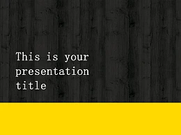 木地板背景风格互联网产品介绍Powerpoint模板下载