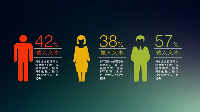 目标人群定位/目标人群分析PPT模板_预览图1