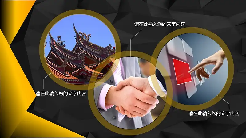 2016时尚黑金年中报告PowerPoint模板_预览图13