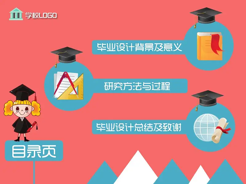 毕业论文答辩PPT模板下载_预览图2