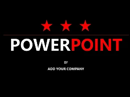 红与黑商务通用简洁PPT模板下载