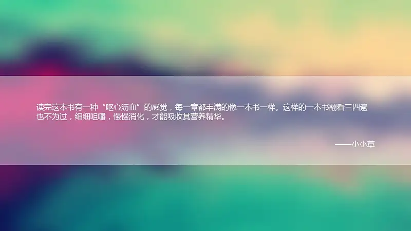 文学作品读书心得分享PPT模板_预览图4