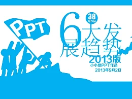 蓝色系产品发展趋势总结报告PPT模板下载