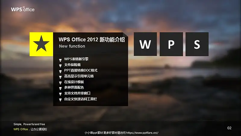 WPS宣传推广PowerPoint模板_预览图3