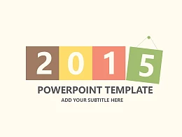 糖果色论文答辩PPT模板下载