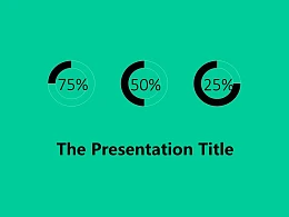 绿色简洁通用商务PPT模板下载