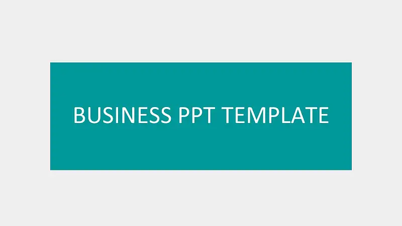 绿色系简洁商务PPT模板下载_预览图1