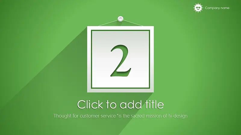 绿色清新总结报告商务PowerPoint模板_预览图6