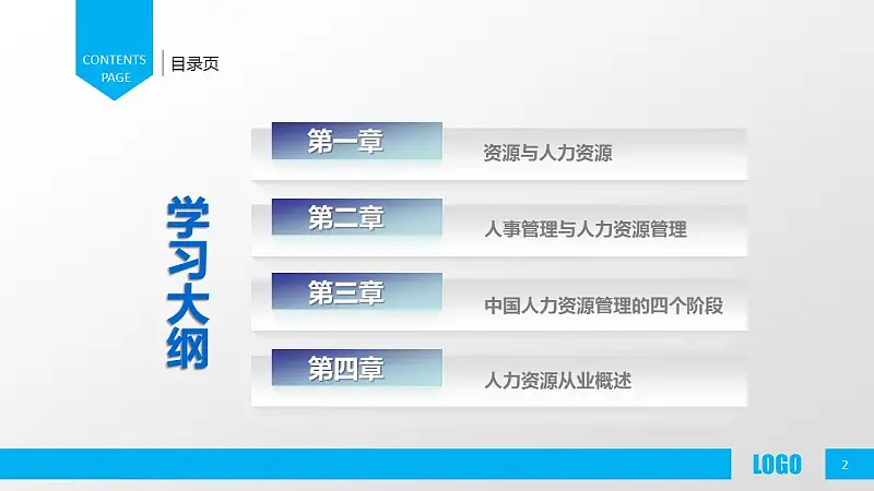 企業(yè)人力資源管理PPT模板下載_預覽圖2