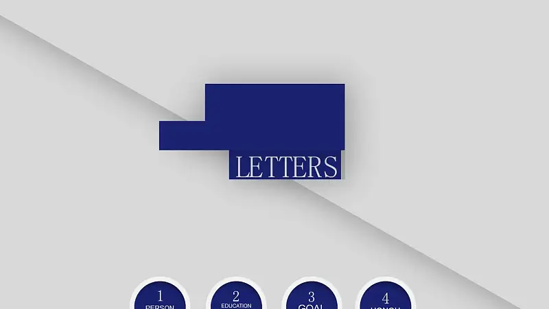 简洁大气立体商务PowerPoint模板下载_预览图1