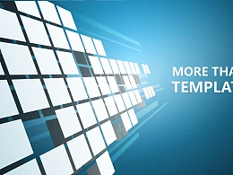 蓝色科技商务PowerPoint模板下载