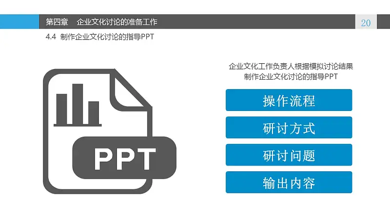 蓝色系企业文化建设PowerPoint模板_预览图20