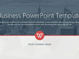 都市风格商务通用PowerPoint模板下载