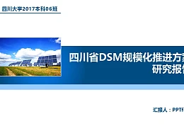 项目规划研究报告PowerPoint模板下载