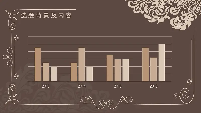 古典花纹毕业论文开题报告PowerPoint模板下载_预览图6