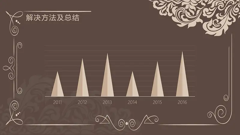 古典花纹毕业论文开题报告PowerPoint模板下载_预览图17