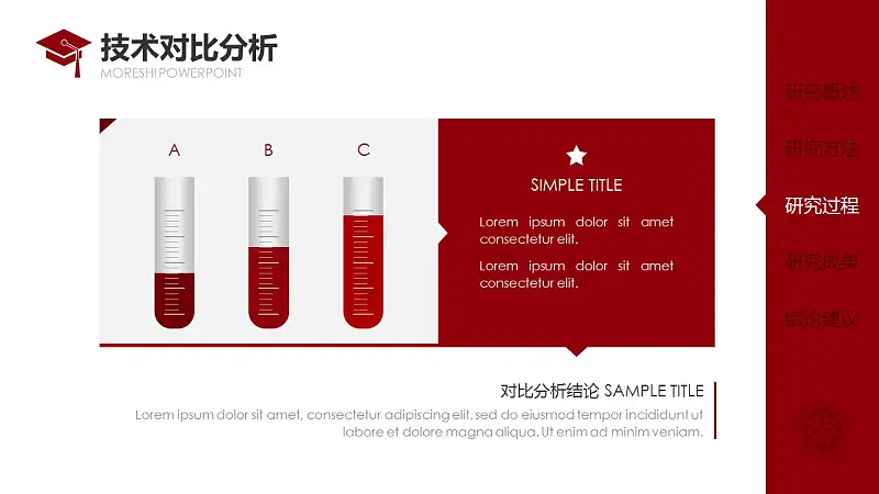 简约大方毕业论文答辩通用PPT模板_预览图19