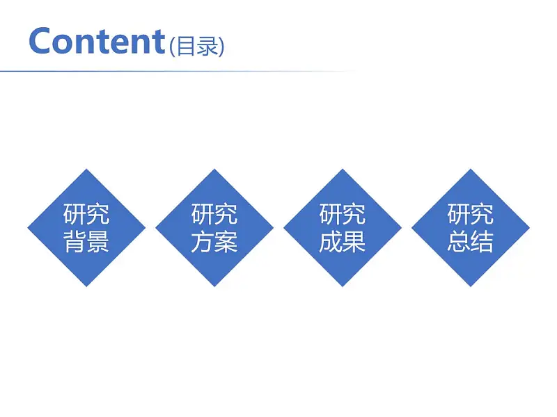 簡潔風格開題報告PowerPoint模板下載_預覽圖2