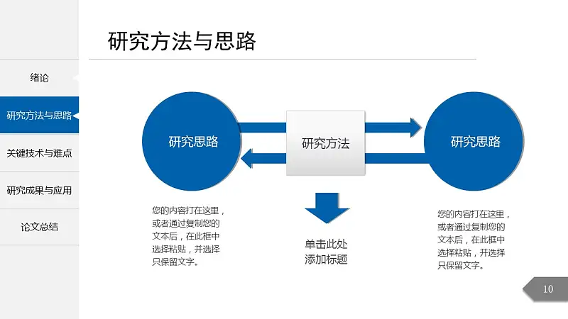 简约精致毕业论文答辩PowerPoint模板_预览图4