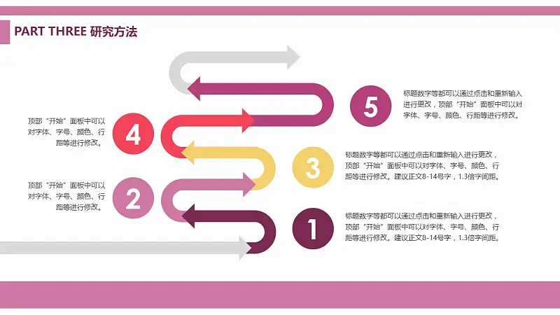 淺紫色清新風格大學論文開題報告PPT模板下載_預覽圖5