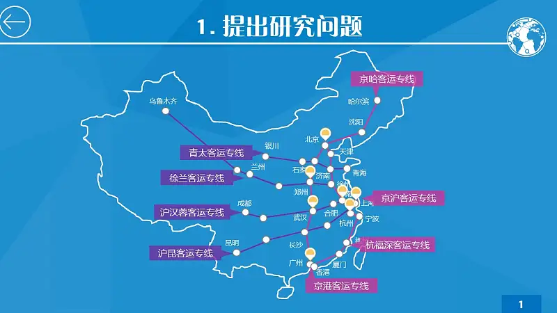 蓝色简洁研究报告PPT模板下载_预览图5