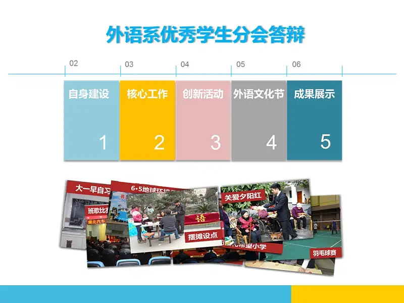 外语系文化节活动策划PPT模板下载_预览图1