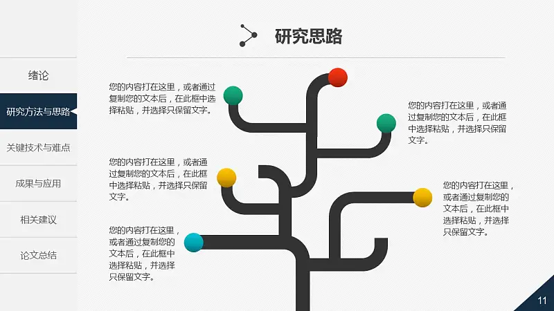 大學(xué)通用論文答辯時尚PPT模板下載_預(yù)覽圖11