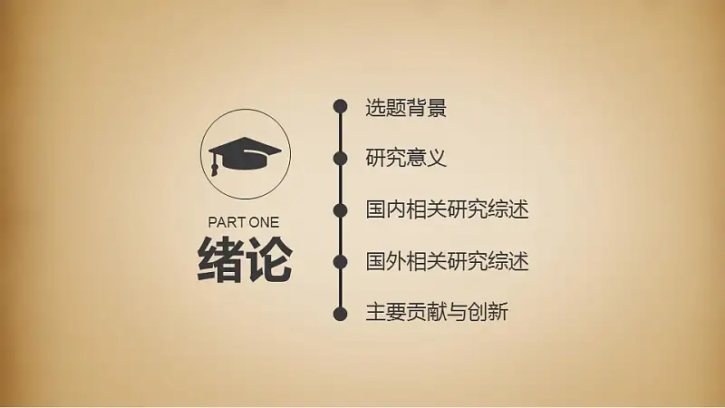 稳重复古论文答辩PPT模板下载_预览图3
