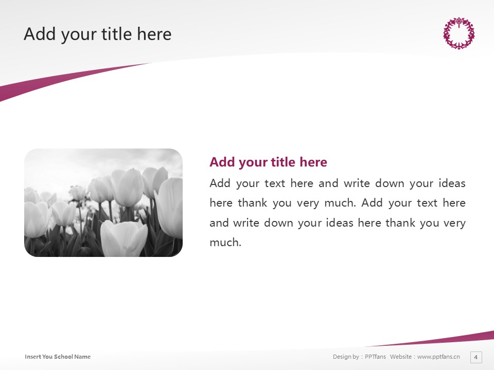 J.F.Oberlin University Powerpoint Template Download | 櫻美林大學(xué)PPT模板下載_幻燈片預(yù)覽圖4