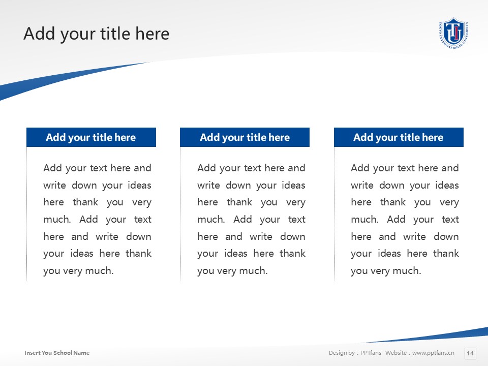 Tokyo International University  Powerpoint Template Download | 日本東京國際大學（別科）PPT模板下載_幻燈片預覽圖14