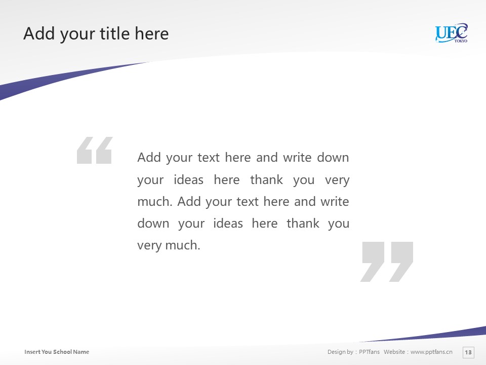The University of Electro-Communications Powerpoint Template Download | 電氣通信大學(xué)PPT模板下載_幻燈片預(yù)覽圖13