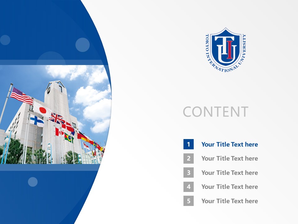 Tokyo International University  Powerpoint Template Download | 日本東京國際大學(xué)（別科）PPT模板下載_幻燈片預(yù)覽圖2