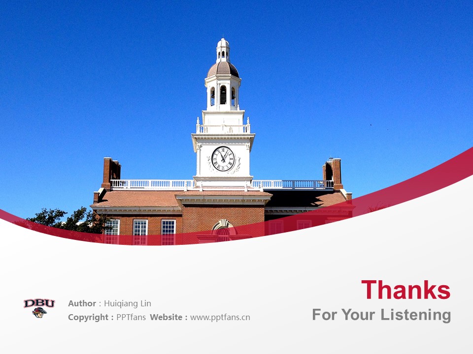 Dallas Baptist University Powerpoint Template Download | 達拉斯浸會大學PPT模板下載_幻燈片預覽圖19