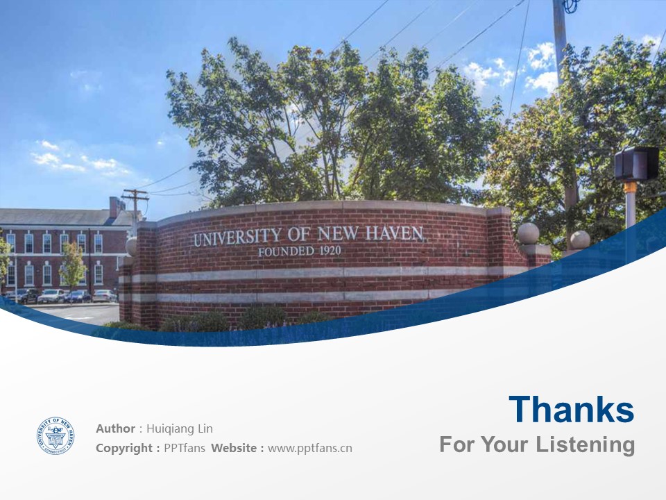 University of New Haven Powerpoint Template Download | 紐黑文大學(xué)PPT模板下載_幻燈片預(yù)覽圖19