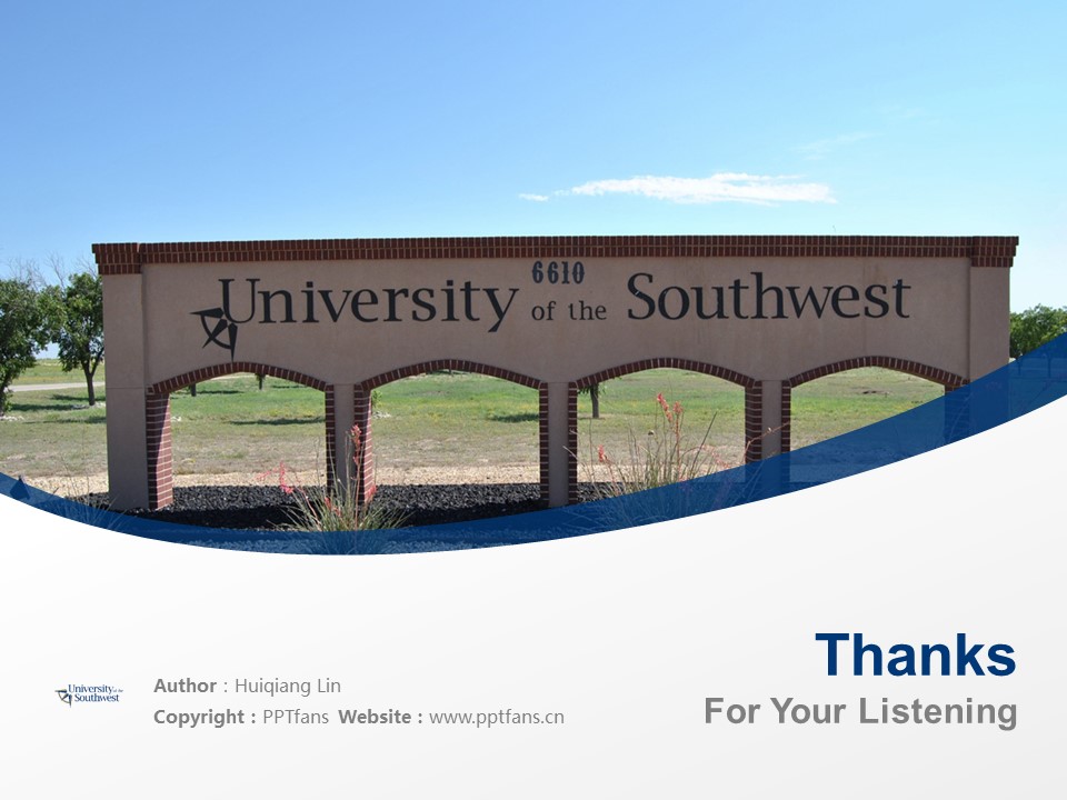 University of the Southwest Powerpoint Template Download | 西南學院PPT模板下載_幻燈片預覽圖19