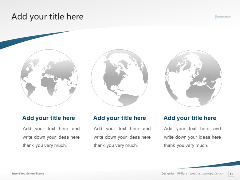 Palm Beach Atlantic University Powerpoint Template Download | 棕櫚海灘大西洋大學(xué)PPT模板下載_幻燈片預(yù)覽圖11