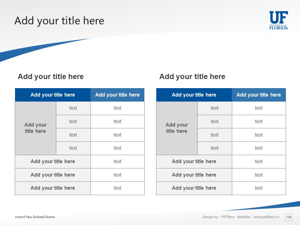 University of Florida Powerpoint Template Download | 佛羅里達(dá)大學(xué)PPT模板下載_幻燈片預(yù)覽圖18