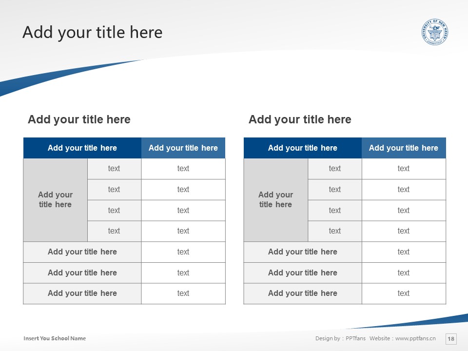 University of New Haven Powerpoint Template Download | 紐黑文大學(xué)PPT模板下載_幻燈片預(yù)覽圖18