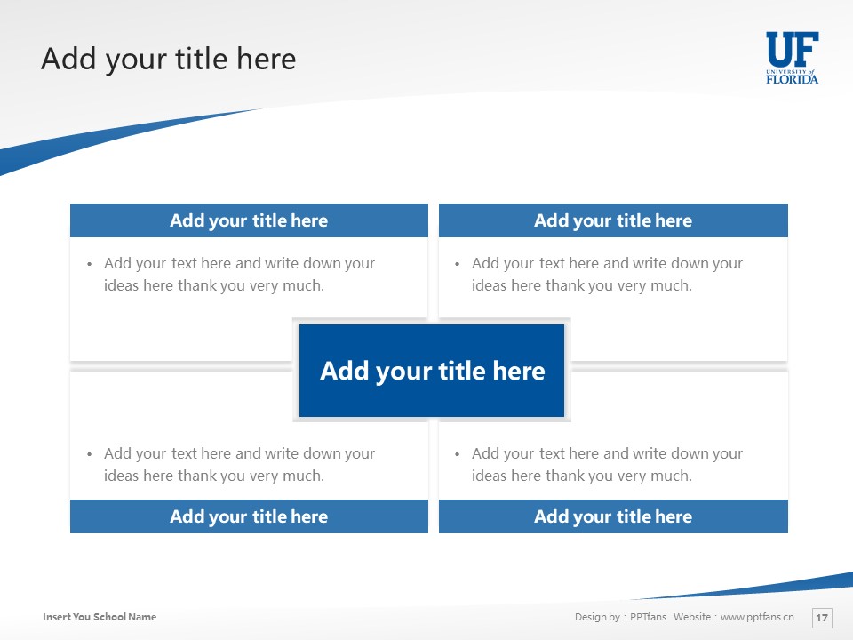 University of Florida Powerpoint Template Download | 佛羅里達(dá)大學(xué)PPT模板下載_幻燈片預(yù)覽圖17