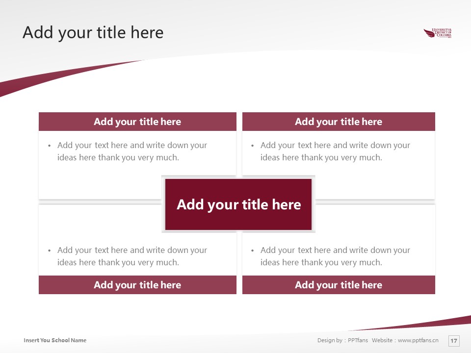 University of the District of Columbia Powerpoint Template Download | 哥倫比亞特區(qū)大學(xué)PPT模板下載_幻燈片預(yù)覽圖17