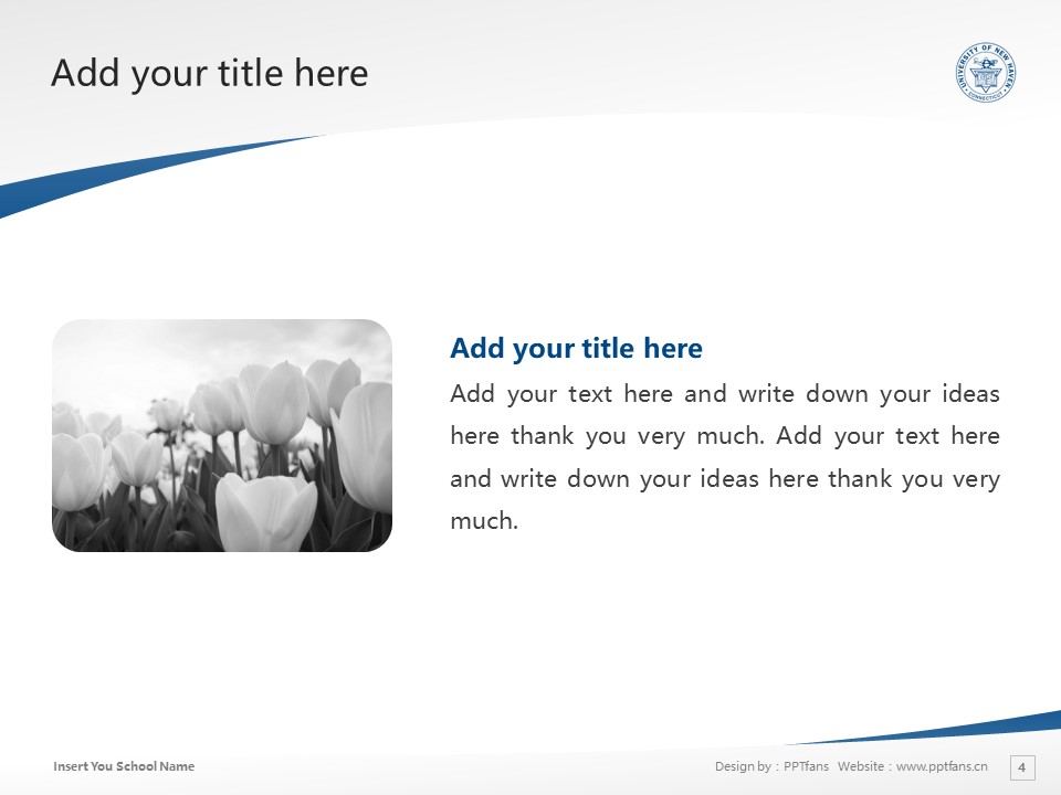 University of New Haven Powerpoint Template Download | 紐黑文大學(xué)PPT模板下載_幻燈片預(yù)覽圖4