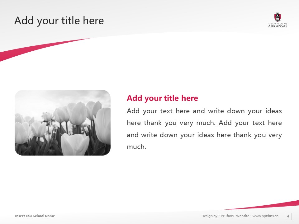 University of Arkansas Powerpoint Template Download | 美國阿肯色大學(xué)PPT模板下載_幻燈片預(yù)覽圖4