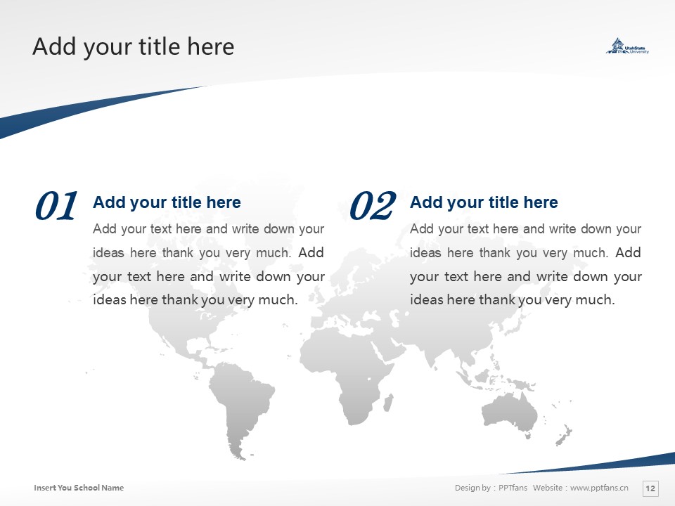 Utah State University Powerpoint Template Download | 猶他州立大學(xué)PPT模板下載_幻燈片預(yù)覽圖12