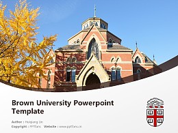Brown University Powerpoint Template Download | 布朗大学PPT模板下载